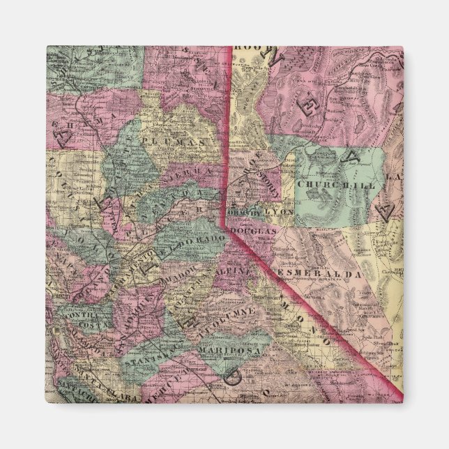 Imán California, Nevada 3 (Frente)