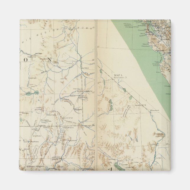 Imán California, Nevada, Oregón (Frente)