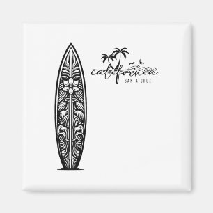Imán California Santa Cruz, Surfing Tabla de surf Ckpri
