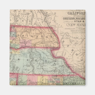 Imán California, Territorios de Oregón, Washington