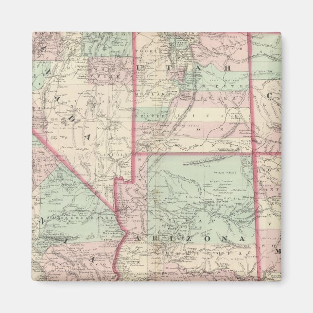 Imán California, Utah, Nevada, Colorado (Frente)
