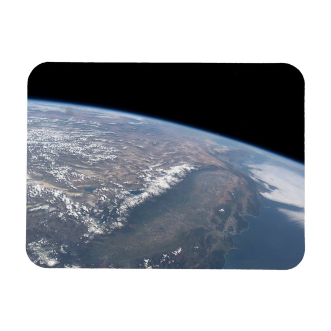 Imán California Y Nevada Como Se Ve Desde El Espacio. (Horizontal)
