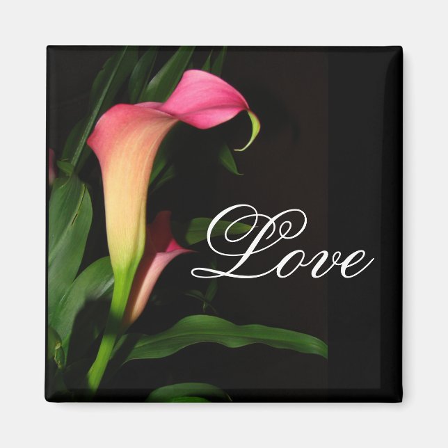 Imán Calla Lily Love Magnet (Frente)