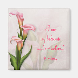 Imán Calla Lily Pink Magnet ~ Mi Amado