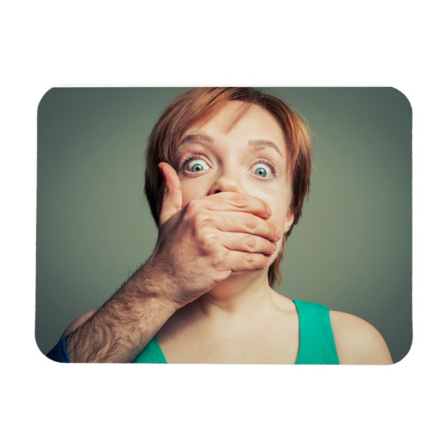 Imán Cállate. Arte fino (Horizontal)