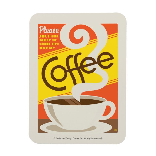 Imán Cállate el café (Vertical)