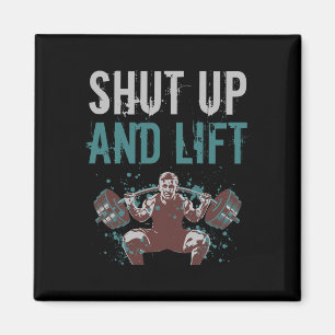Imán Cállate Y Levanta Motivación Gym Cita Fitness Gy