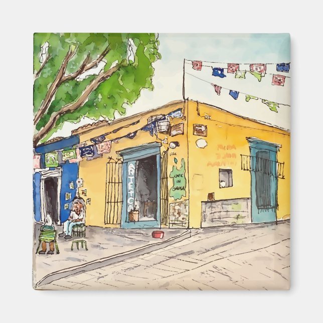 Imán Calle Aldama, Oaxaca, México (Frente)