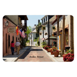 Imán Calle Aviles St. Augustine, Florida Magnet