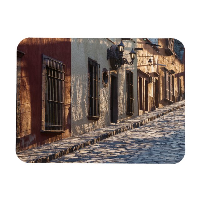 Imán Calle Cobblestone de México (Horizontal)