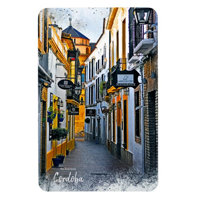 Imán Calle Córdoba - España Postal (Vertical)