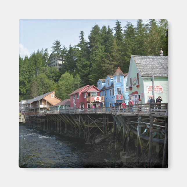 Imán Calle Creek en Ketchikan (Frente)