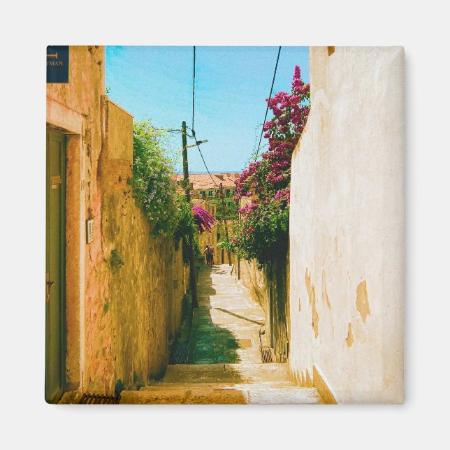 Imán Calle de Dubrovnik - Croacia (Frente)