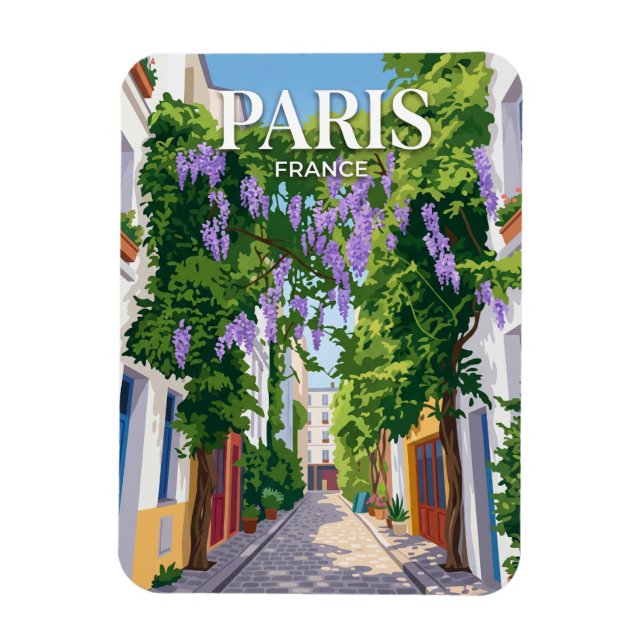 Imán Calle de las Termópilas Francia (Vertical)