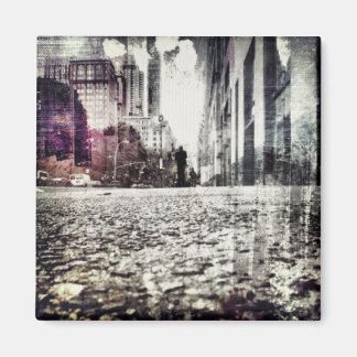 Imán calle de piedra adoquinada