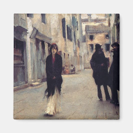 Imán Calle de Venecia (Mujer Elegante) (Sargento cantan