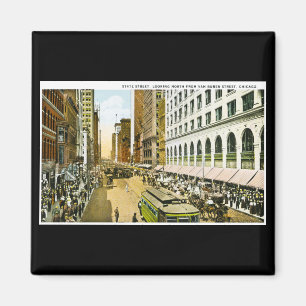 Imán Calle del estado, Chicago, Illinois