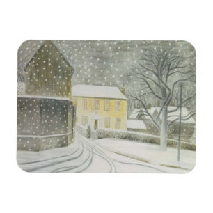 Imán Calle Halstead en Nieve (por Eric Ravilious)