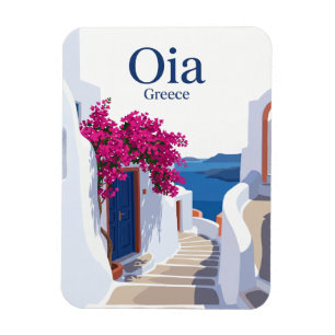 Imán Calle Oia Side Grecia