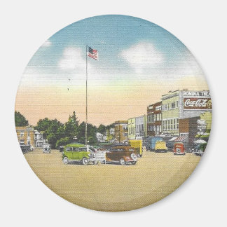 Imán Calle principal de la histórica ciudad forestal