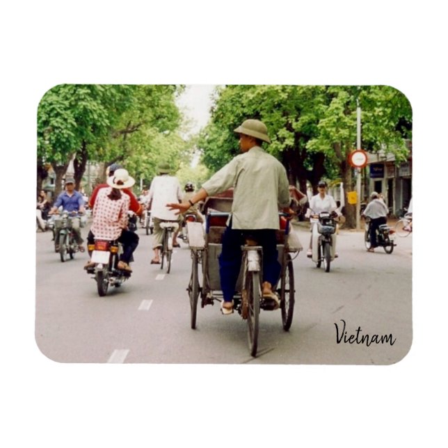Imán calles de vietnam (Horizontal)