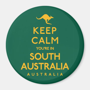 Imán ¡Calma, estás en el sur de Australia!