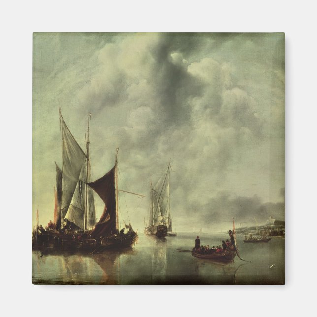 Imán Calma o, barcos cerca de la costa, después de 1651 (Frente)