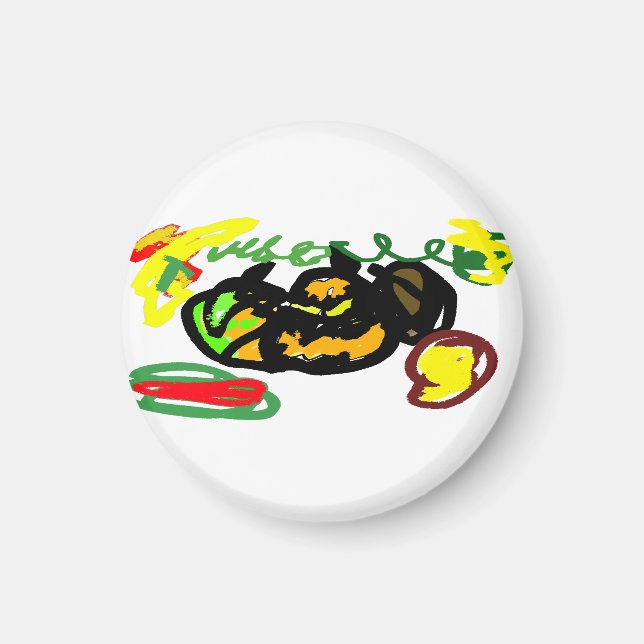 Imán Calor de calabazas (Frente)