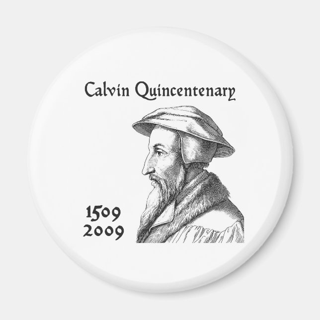Imán Calvin Quincentenario (Frente)