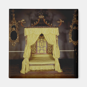 Imán Cama de la cama imperial, en el estilo chino,