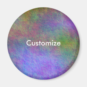 Imán Cama de mar colorida I - Plantilla