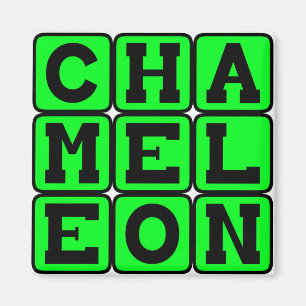 Imán Camaleón, lagarto que cambia de color