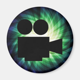 Imán Cámara de cine Guay; película de vídeo