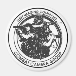 Imán CÁMARA DE COMBATE NAVY DE EE. UU. PACÍFICO 4" Magn