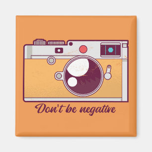Imán Cámara vintage, no seas negativo