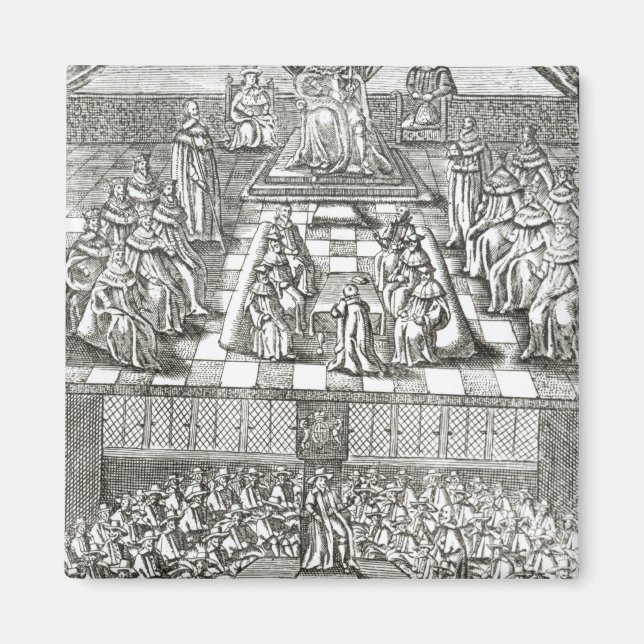 Imán Cámaras del Parlamento en 1640 (Frente)