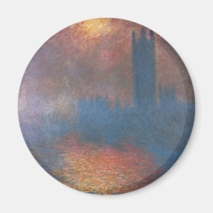 Imán Cámaras del Parlamento, Londres, por Claude Monet