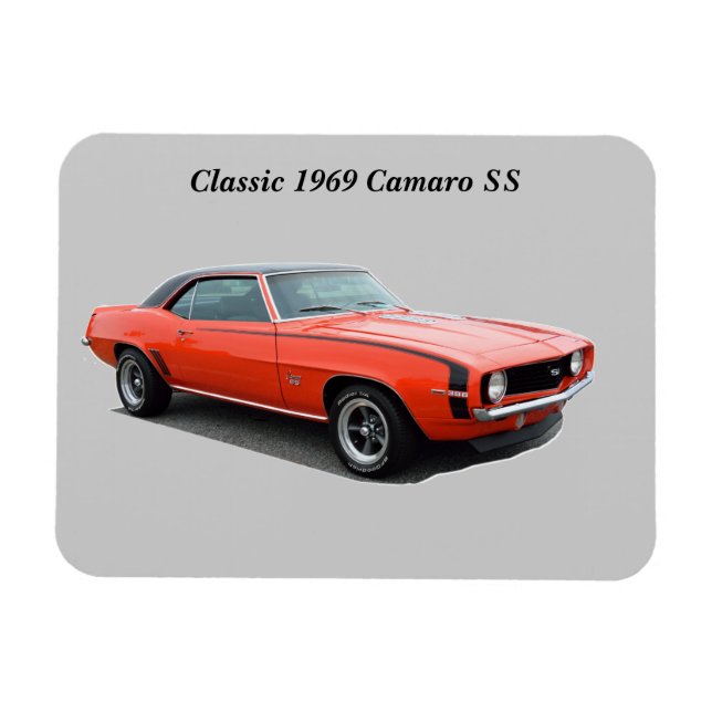 Imán Camaro SS de 1969 (Horizontal)