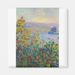 Imán Camas de flores Claude Monet en Vetheuil