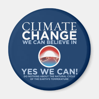 Imán Cambio climático - Sí, podemos parodiar a Obama