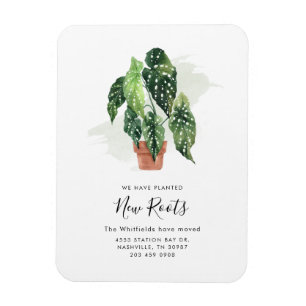 Imán Cambio de dirección de Boho Invitación de movimien