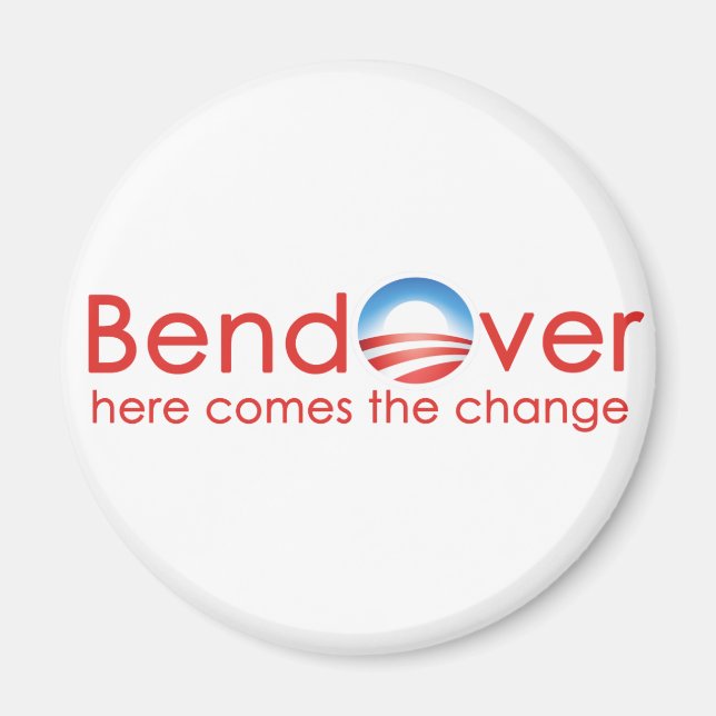 Imán Cambio de plegado para Obama de Barack (Frente)