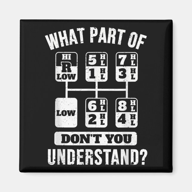 Imán Cambio del controlador del Camión de Camión Funny (Frente)