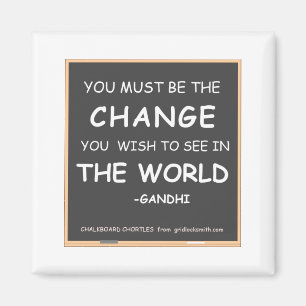 Imán Cambio-Mundo-Gandhi