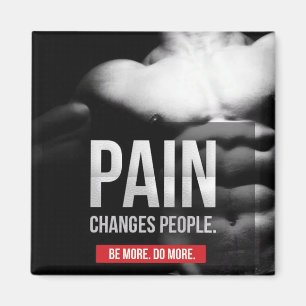 Imán Cambios de dolor personas - Motivación de entrenam