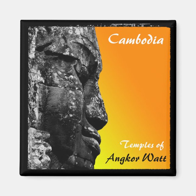 Imán Camboya, Angkor Watt, Asia (Magnet) (Frente)
