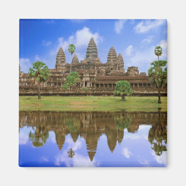 Imán Camboya, Kampuchea, templo de Angkor Wat. (Frente)