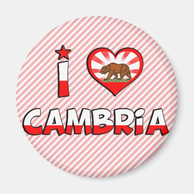 Imán Cambria, CA (Frente)