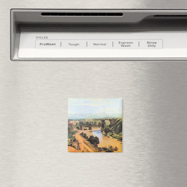 Imán Camille Corot, El puente de Narni, (In situ (lavavajillas))