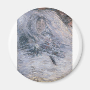 Imán Camille Monet en su lecho de muerte (1879)